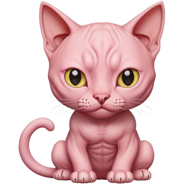 hairless cat  emoji