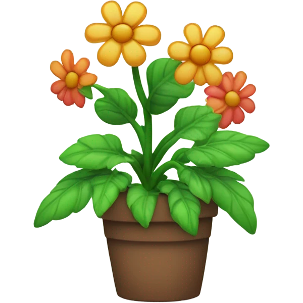 potted plant + be emoji