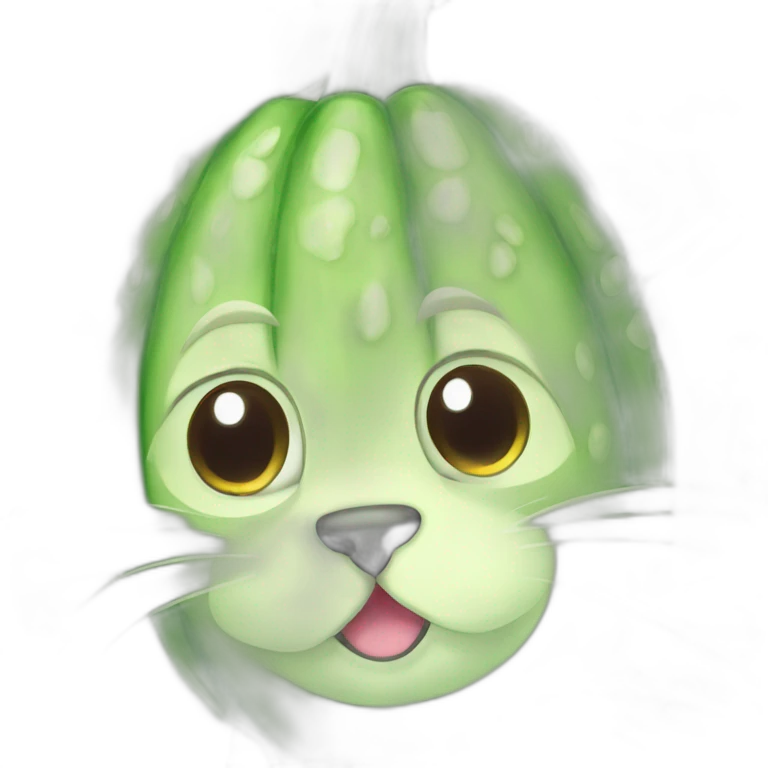 cucumber cat emoji