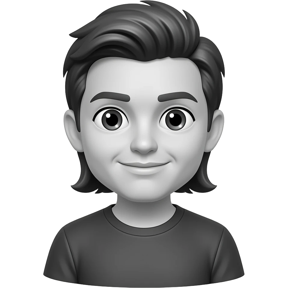 Goto blanco y negro emoji