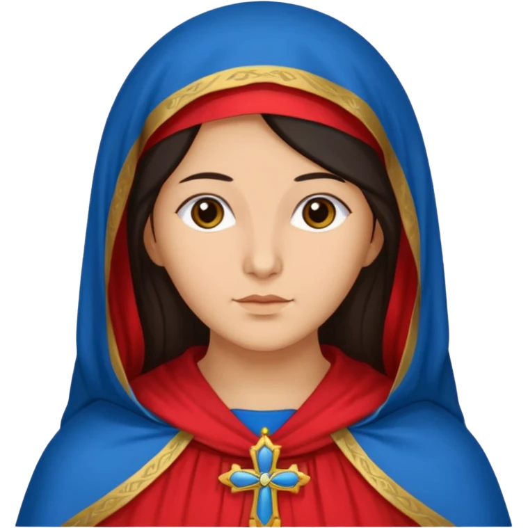 virgen María del perpetuo  socorro católica emoji
