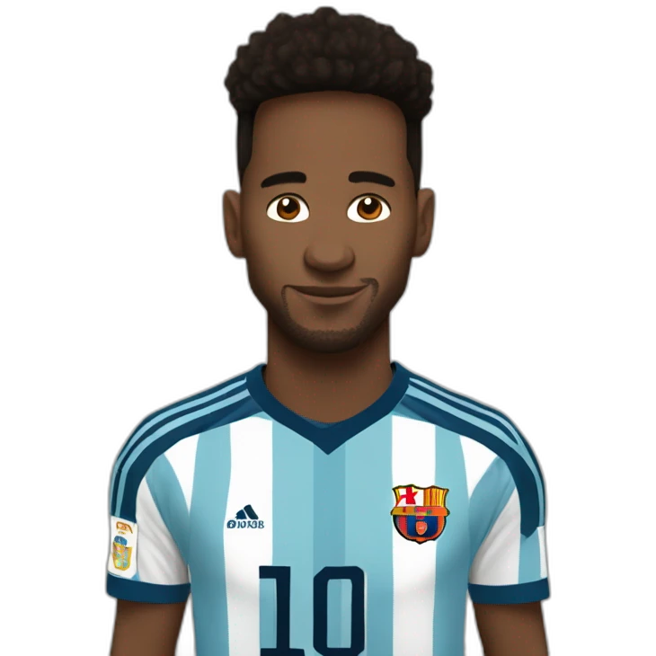 Mbappee sur messi emoji