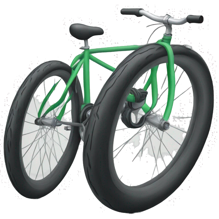 bicycle fat inflated tires emoji