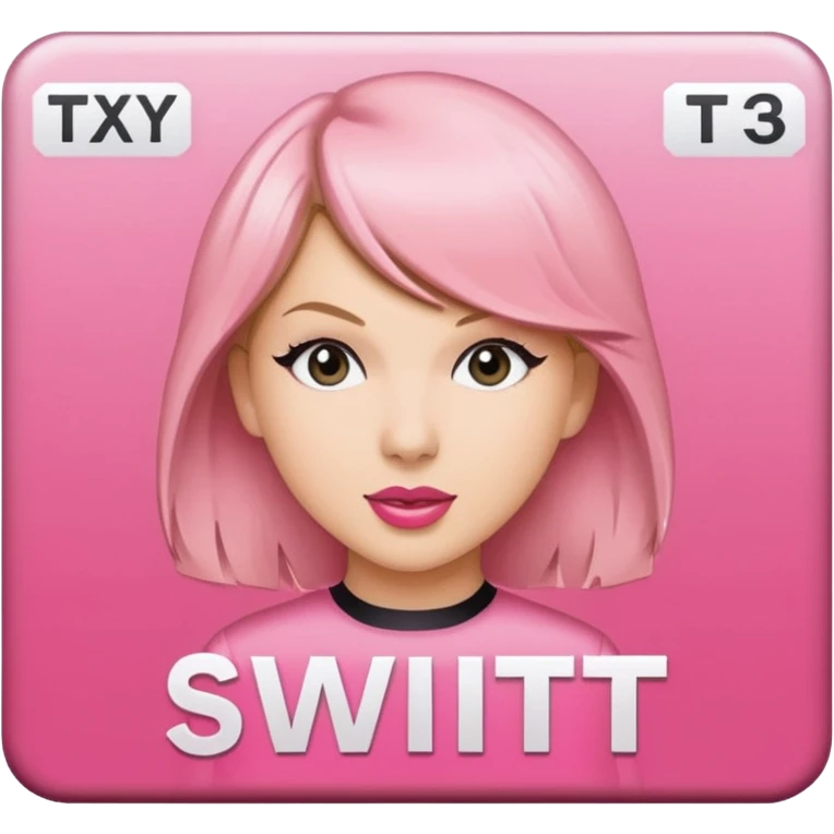 Pink Concert ticket Taylor emoji