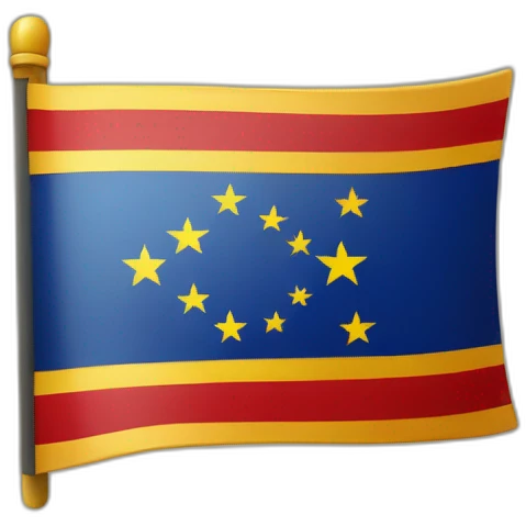 Bandera de España con escudo recortado  emoji