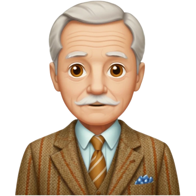 Old british vibe suit  emoji