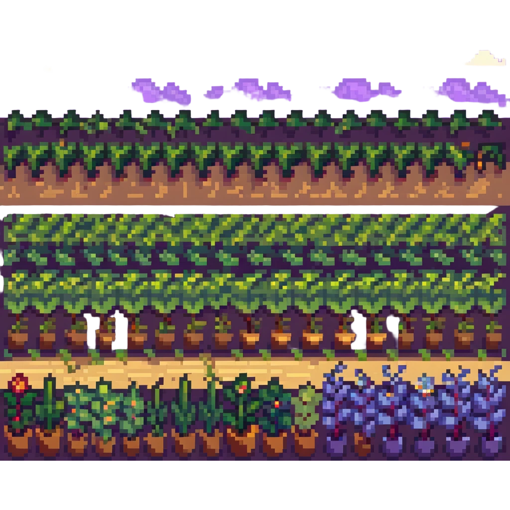 farm field with crops growing emoji