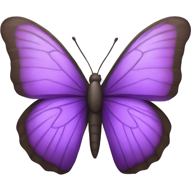 Purple butterfly emoji
