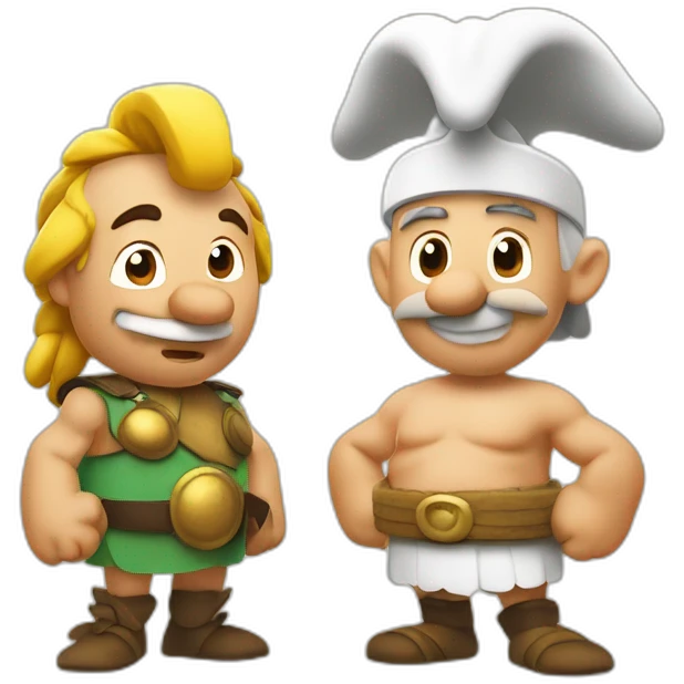 Asterix and Obelix emoji