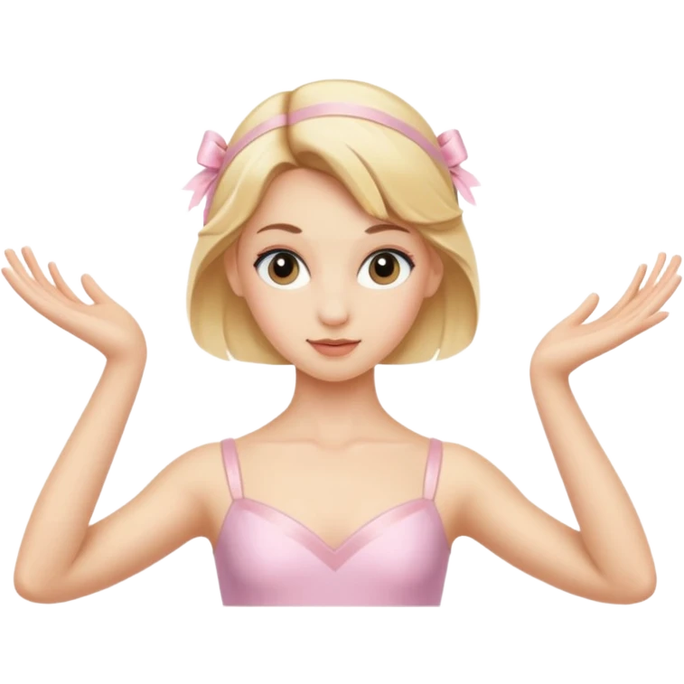  blonde ballerina emoji