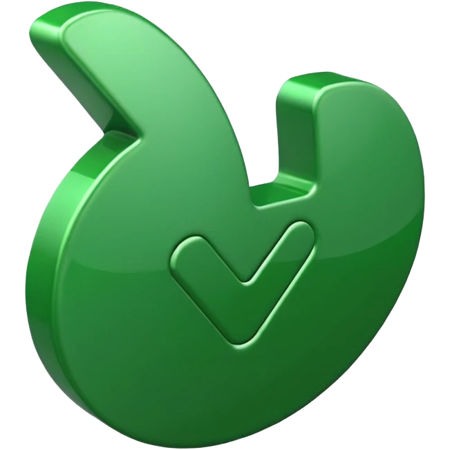 Green tick symbol emoji