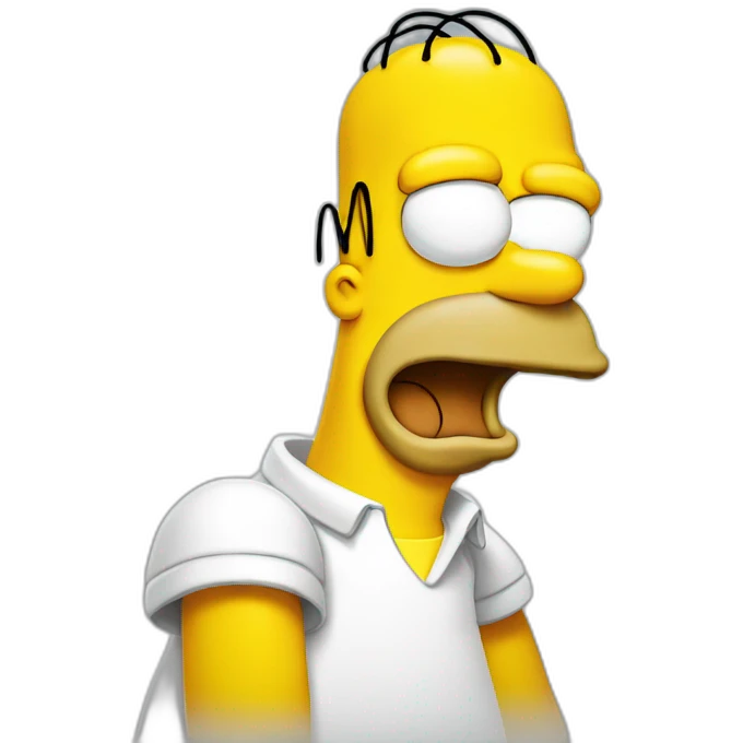 Homer Simpson do dab emoji