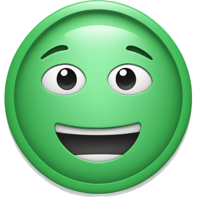 Digit 1 in green circle emoji