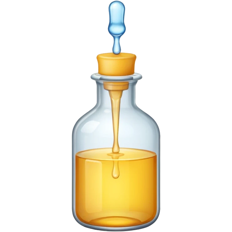 Bottle  with dropper  emoji