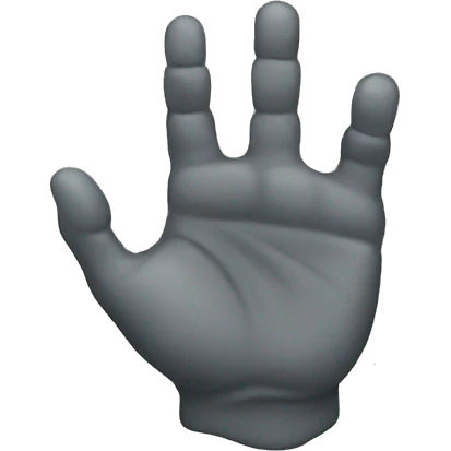 stones hand emoji