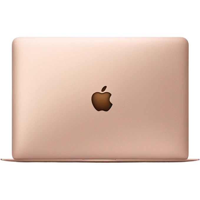 Rose Golde macbook emoji