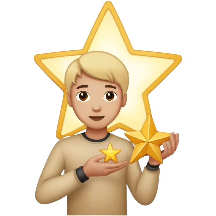 love with star emoji