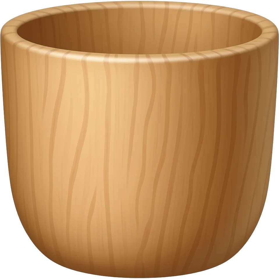 wooden cup emoji