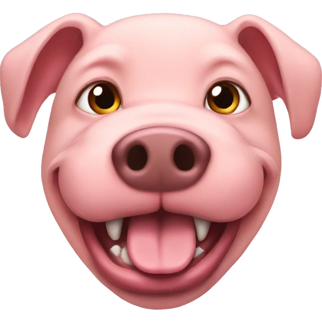 pig dog emoji