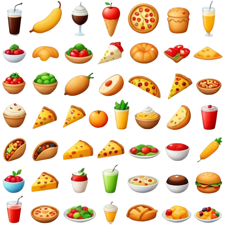 Tasty food emoji