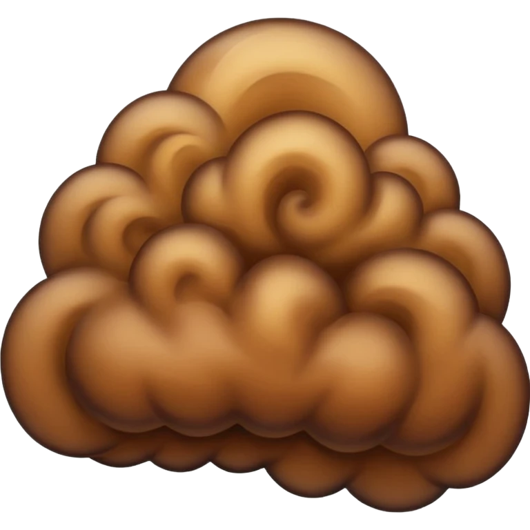 brown cloud emoji
