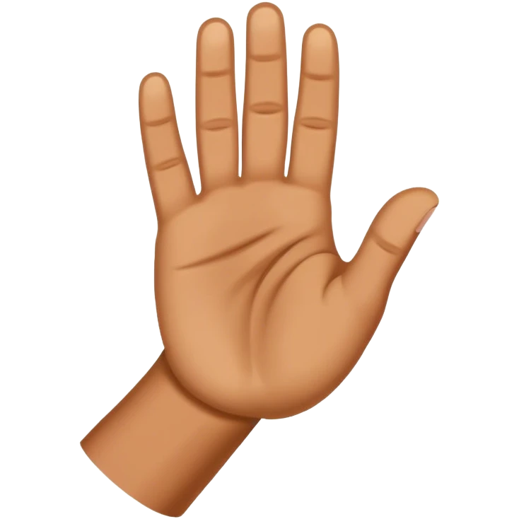 Hand showing West Side sign  emoji