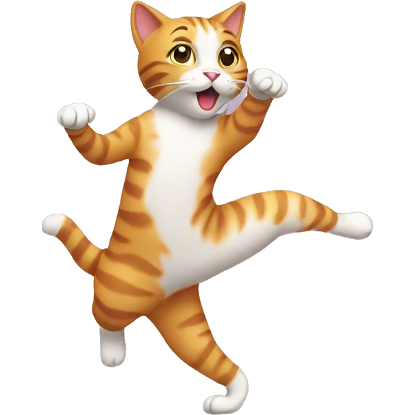 Dancing cat emoji
