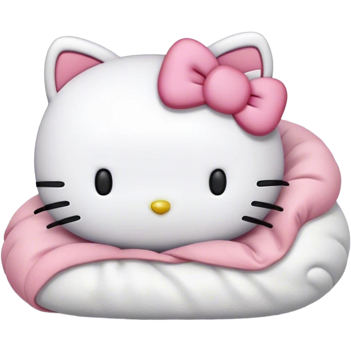 Hello kitty sleep emoji