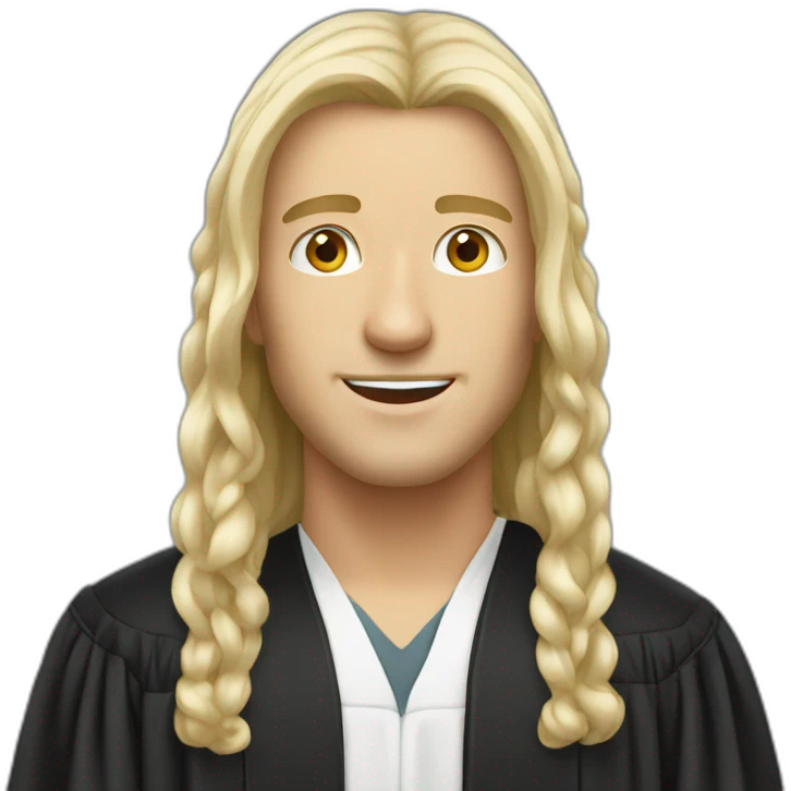 graduate White Male long Hair emoji emoji