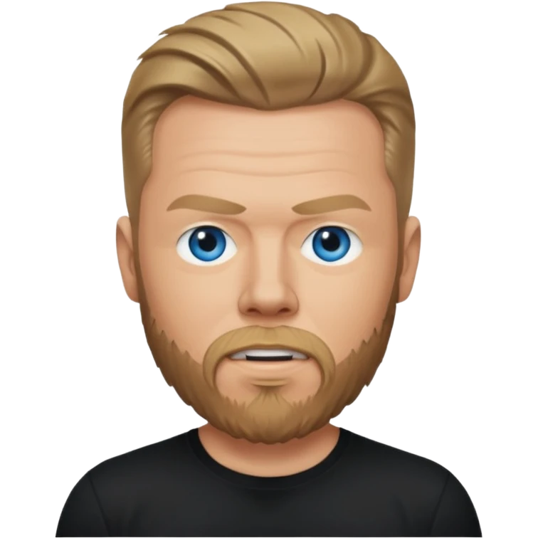 James Hetfield with blue eyes emoji