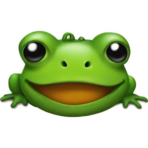 Frog pumpkin  emoji