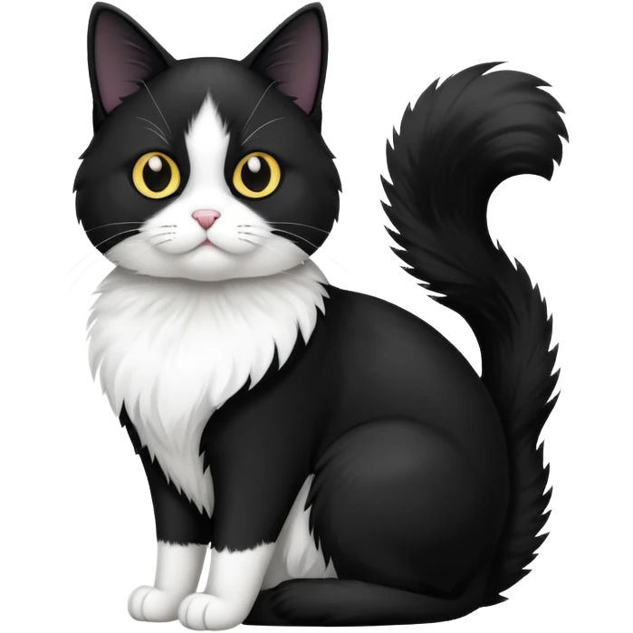 tuxedo cat emoji
