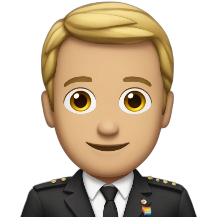 gay macron emoji