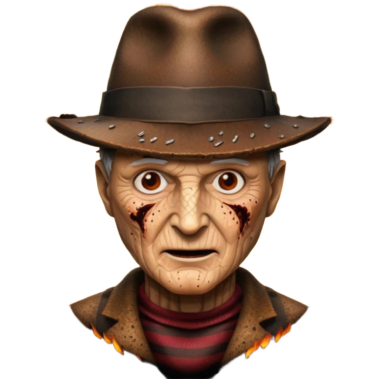 glitter freddy krueger emoji
