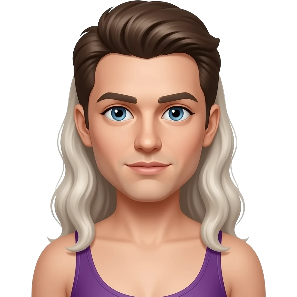 Male to female crossdresser emoji
