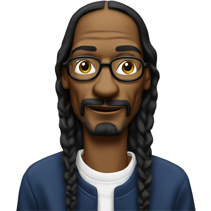 Snoop Dogg with a joint emoji