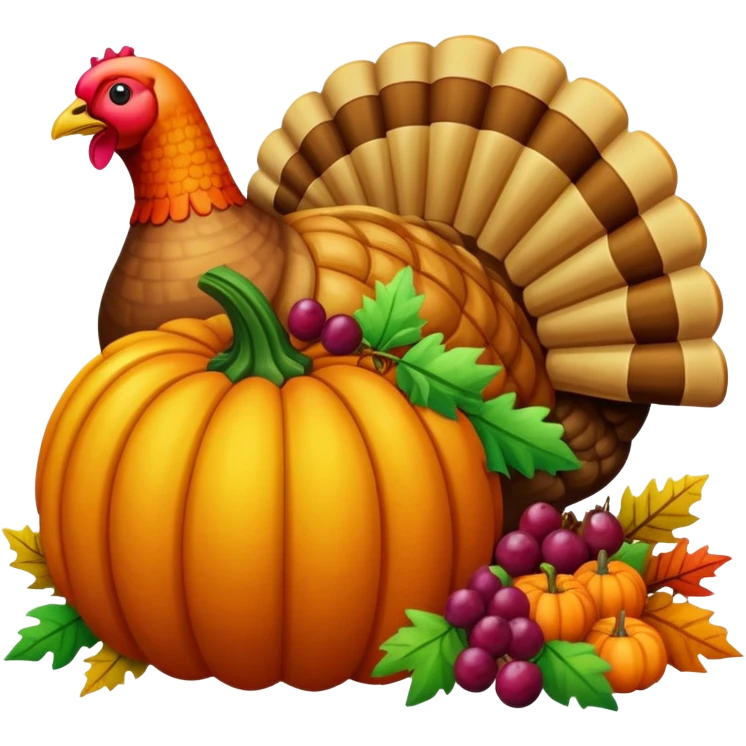 thanksgiving cornucopia emoji