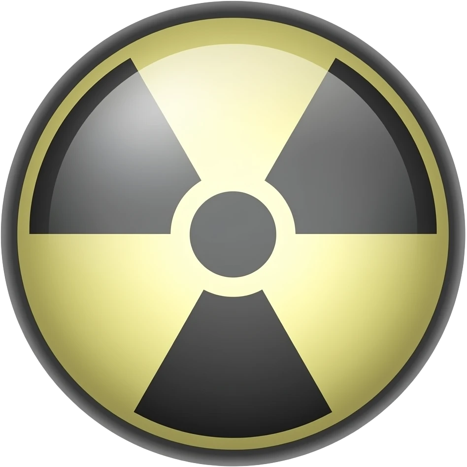 Radioactive wolf tail emoji