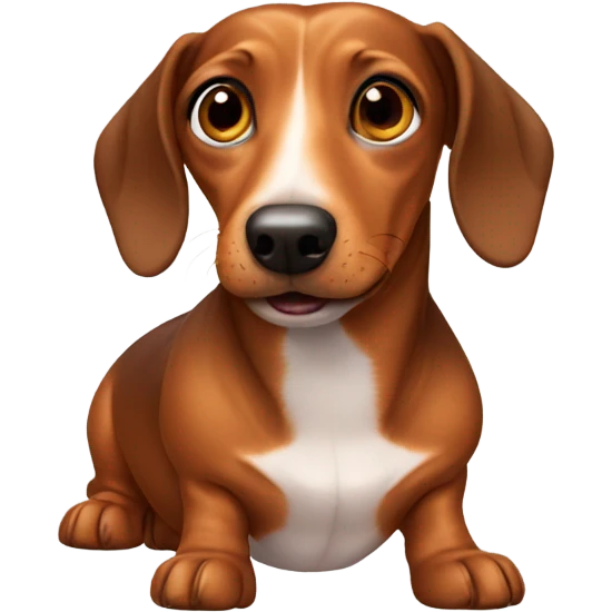weiner dog  emoji