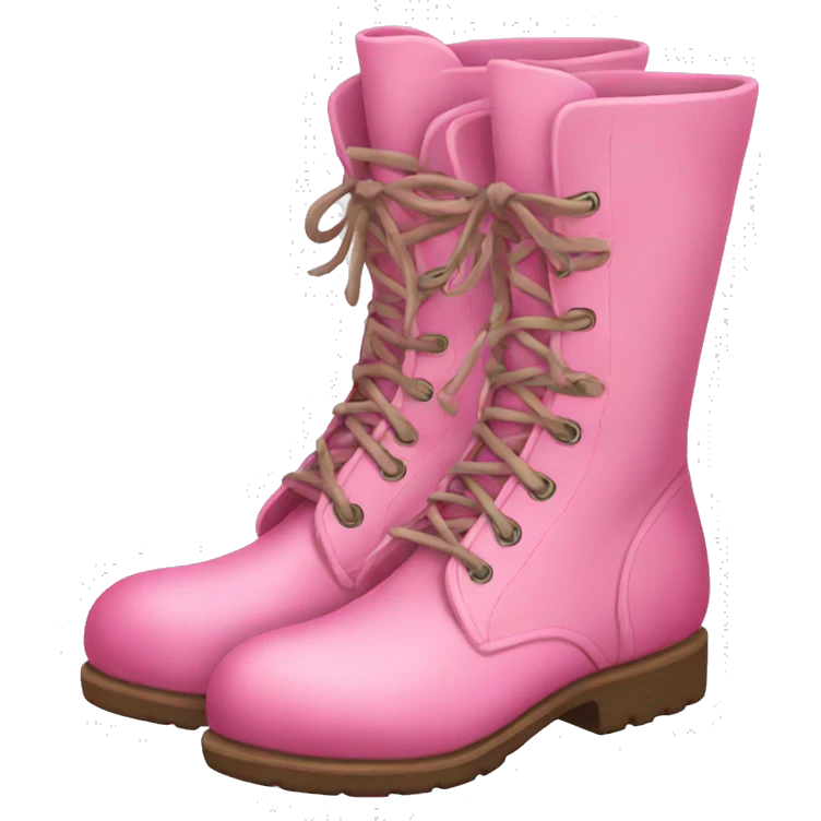 pink boots emoji