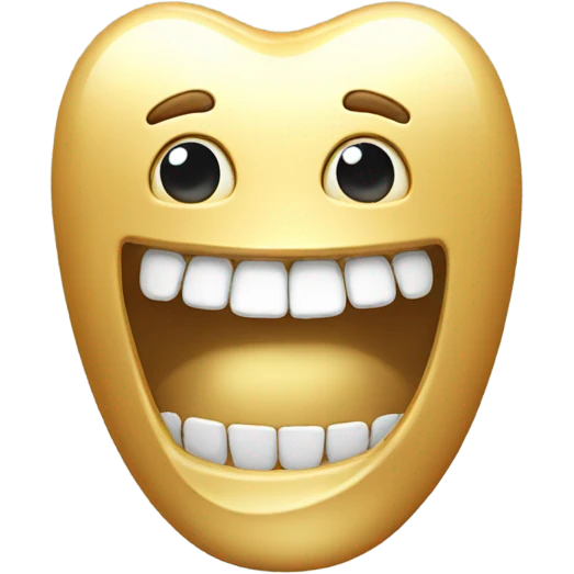 Gold tooth emoji
