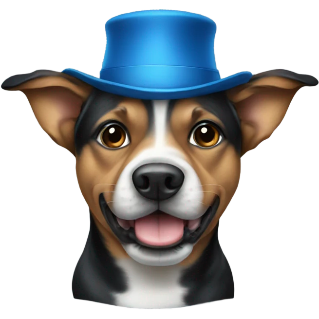 dog with blue hat emoji