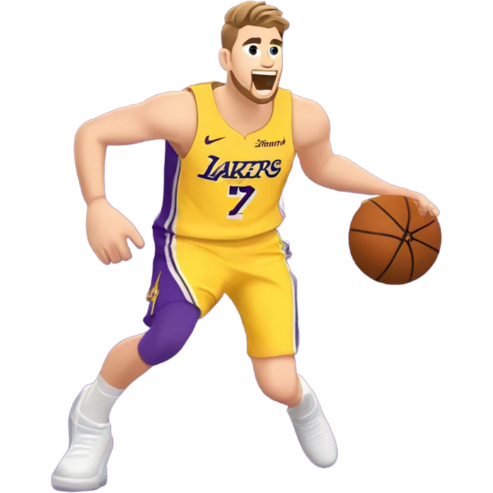 Luka Doncic on the Lakers  emoji