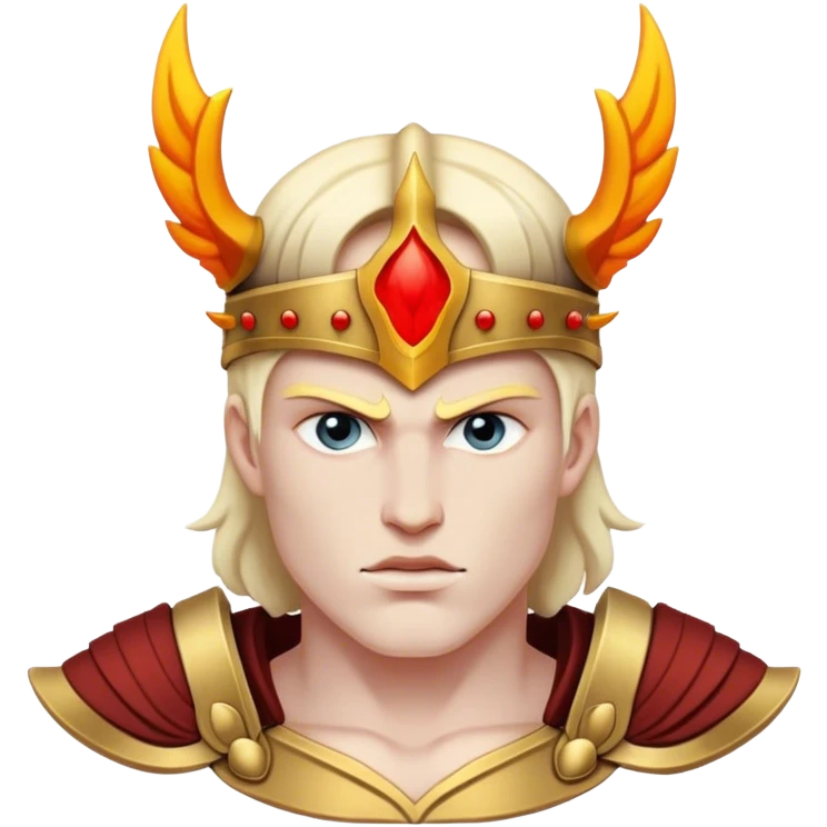 Visage de la divinité Ares  emoji