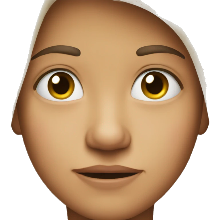 Raising one eyebrow emoji