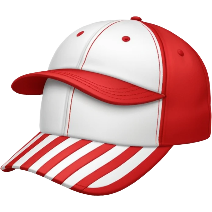 striped Baseball Cap emoji