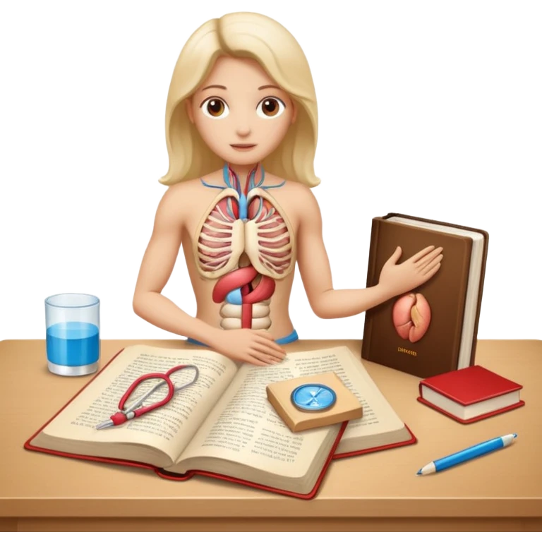 female anatomy books emoji