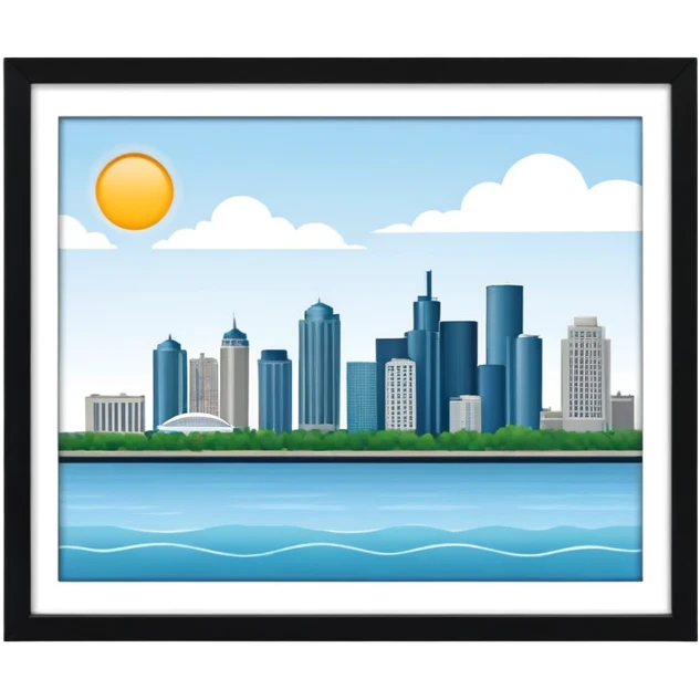 Detroit river emoji