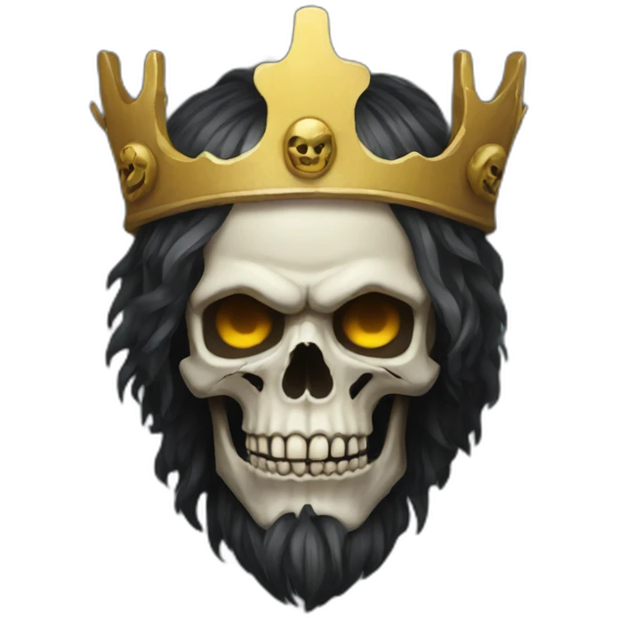 Skull king emoji