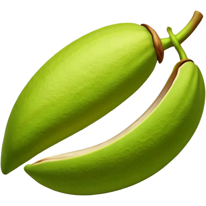 pistachio with shall emoji